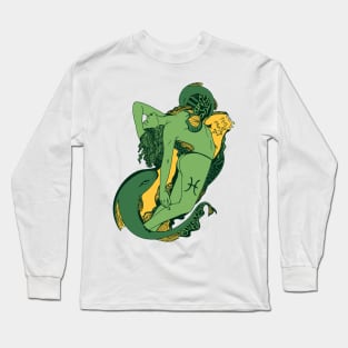 Forrest Green Pisces Beauty Long Sleeve T-Shirt